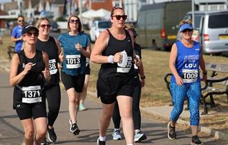 Runners at Clacton HM & 10k
