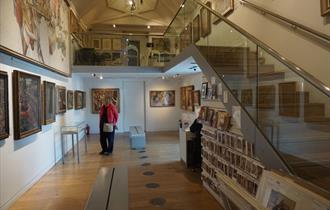 Interior of the Stanley Spencer Gallery, Cookham