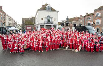 Wallingford, Oxfordshire Santa Dash