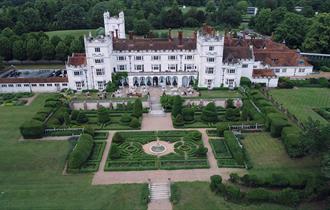 Aerial view of Danesfield House