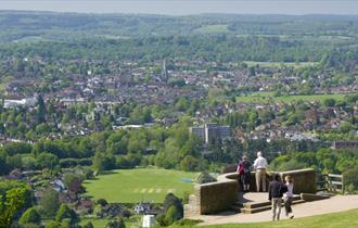 View from Box Hill in Surrey