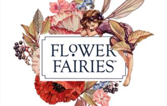 Flower Fairies logo featuring flowers and fairies