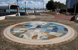 The Falklands Memorial Gardens, Gosport, with fantastic views over Portsmouth Harbour