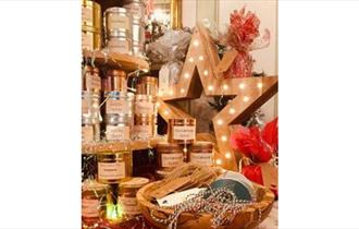 Isle of Wight, Garlic Farm, Pop Up Shop, Christmas Market