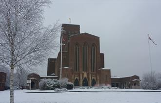 Guildford Cathedral at Winter Time
