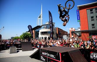 BMX Event at Gunwharf Quays