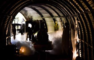 Ghost Train at Exbury Gardens