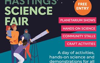 Hastings Science Fair, Saturday 18th October, 11am-4pm, East Sussex College Hastings, Free entry