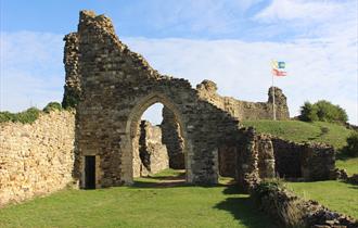 View of Hastings Castle 1066