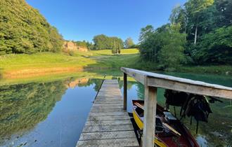 Heath Farm spring fed lake for wild water swimming