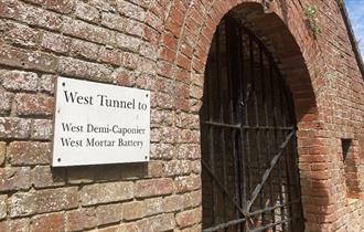 Entrance to the West Tunnel at Fort Nelson