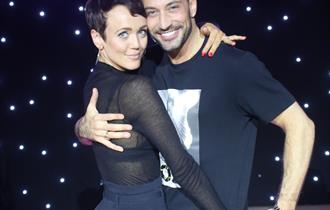 Strictly pros Giovanni Pernice and Lauren Oakley appearing at Donaheys Dancing With The Stars Weekend