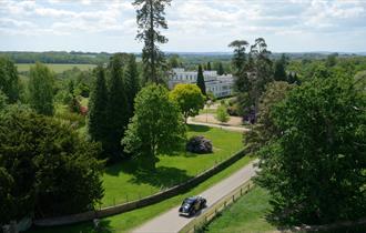 The entrance at Buxted Park Hotel