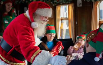 Meet Santa onboard a Steam Train