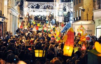 Lantern Parade at Winchester Cathedral
