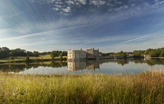 Exterior view of Leeds Castle, Kent