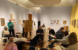 Life Drawing in the Gallery