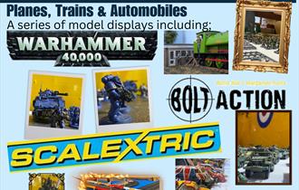 Poster of model displays and layouts