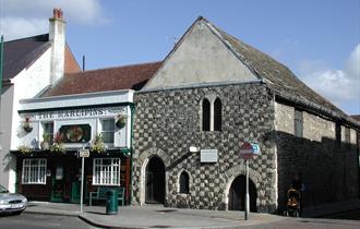 An exterior picture of Marlipins Museum