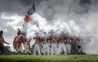 Napoleonic Soldiers firing rifles