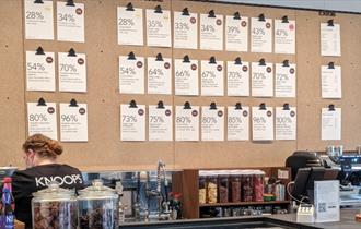Knoops Chocolate Menu, Brighton