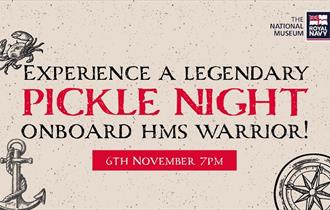 Illustration for Pickle Night Onboard HMS Warrior