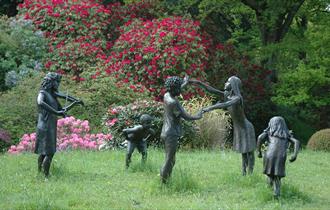 Sculptures at Ramster Gardens