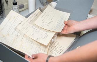 Papers from Roald Dahl's archive