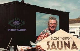 Tapnell farm's slow motion sauna