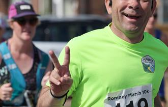Runners at Romney Marsh 10k