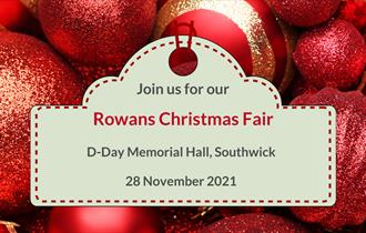 Flyer image for the Rowans Christmas Fair
