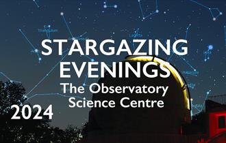 Poster for Stargazing evenings at Herstmonceux.