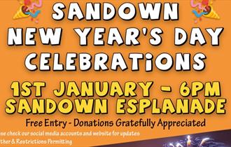 Isle of wight, Things to do, New Years Day Celebrations, Sandown Esplanade, Fireworks