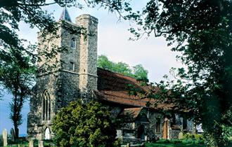 Exterior of St James Church, Rochester, Kent