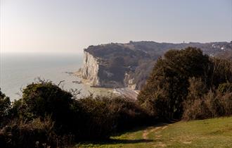 View over St Margaret's Bay in Kent