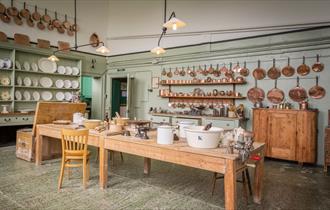 The old kitchen at Stansted House