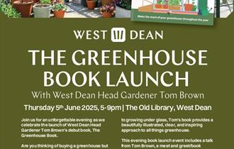 The Greenhouse Book Launch with Tom Brown