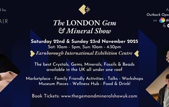 The London Gem & Mineral Show Poster