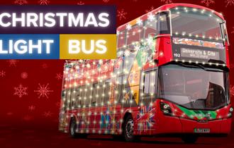 Oxford Christmas Light Bus
