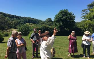 People being given a tour