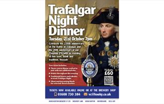 Trafalgar Night Dinner & Drinks Evening at Hook Norton Brewery