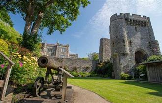 Lewes Castle in Lewes, East Sussex