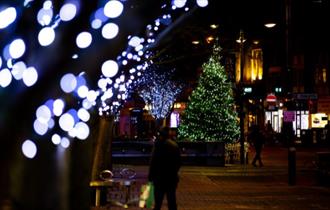 Palmeston Road Christmas Lights in Southsea, Portsmouth