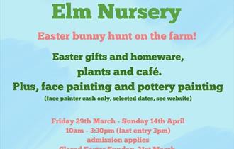 Easter 2024 at Elm Nursery Farm