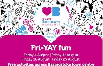 Fri-YAY fun in Basingstoke Town Centre