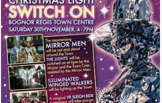 Bognor Regis Town Centre Light Switch On