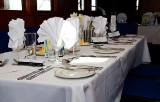 SS Shieldhall dining room