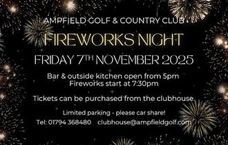 Fireworks Night at Ampfield Golf & Country Club