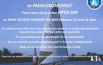 Maidenhead Sailing CLub Open Day