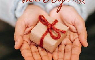 Hands holding gift